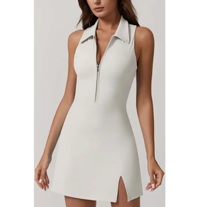 Zip Front Tennis Dress