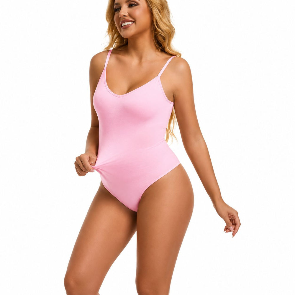 Wireless Plunge Thong Bodysuit
