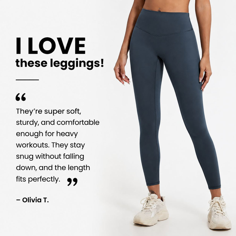 Women's Solid Color Sports Leggings