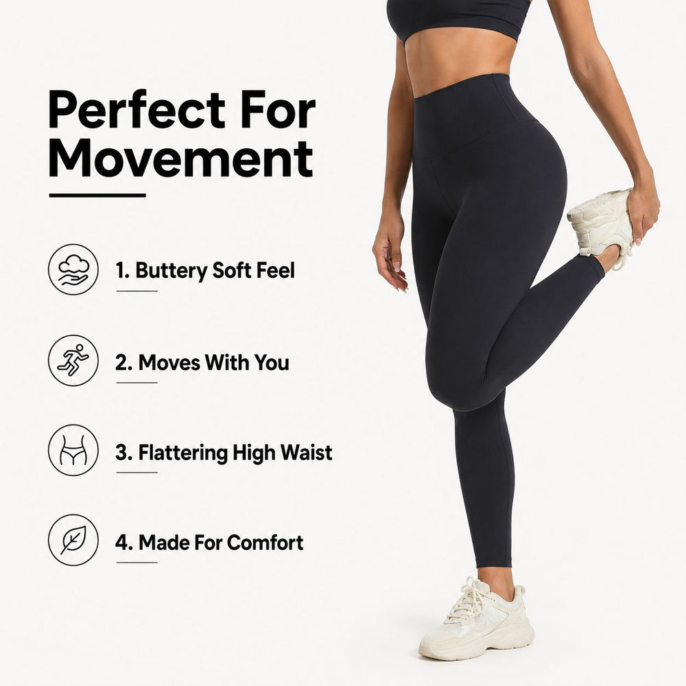 Women's Solid Color Sports Leggings