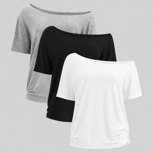 Casual Short Sleeve Tees – 3 Pack