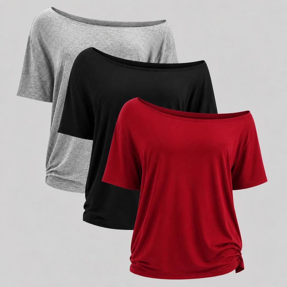 Casual Short Sleeve Tees – 3 Pack