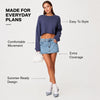 Low Waist Denim Skort
