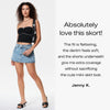 Low Waist Denim Skort