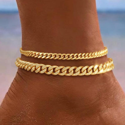 Chunky Cuban Link Anklet