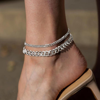 Chunky Cuban Link Anklet