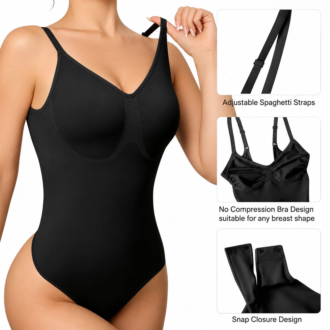 Backless Shapewear Bodysuit