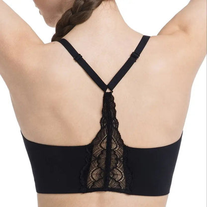 Seamless Lace Racerback Bralette